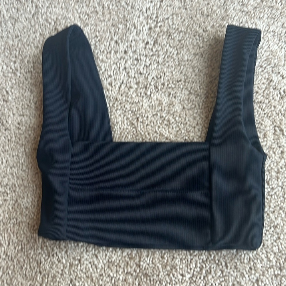 NWOT White Fox Crop Top